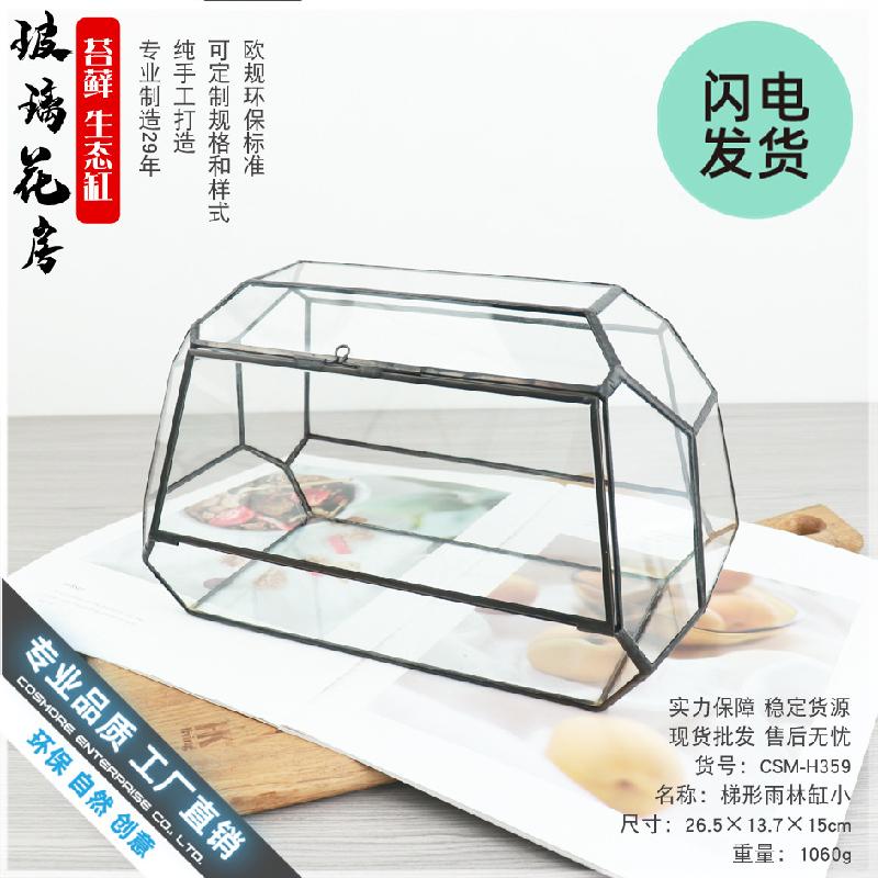 Chậu Đa Giác Bình kính rừng mini Terrarium (DG-5)