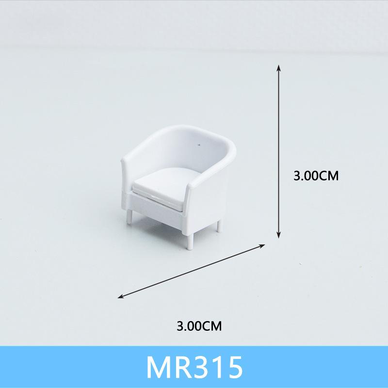 Phụ Kiện Mô Hình Bộ Bàn Ghế Nội Thất Mini Tỷ Lệ 1:25 (MH-43)