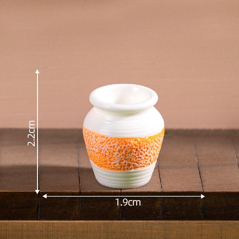 Tiểu cảnh bình hoa nhiều màu DIY, phụ kiện tiểu cảnh mini treo bàn resin garden cute (ZC-1419)