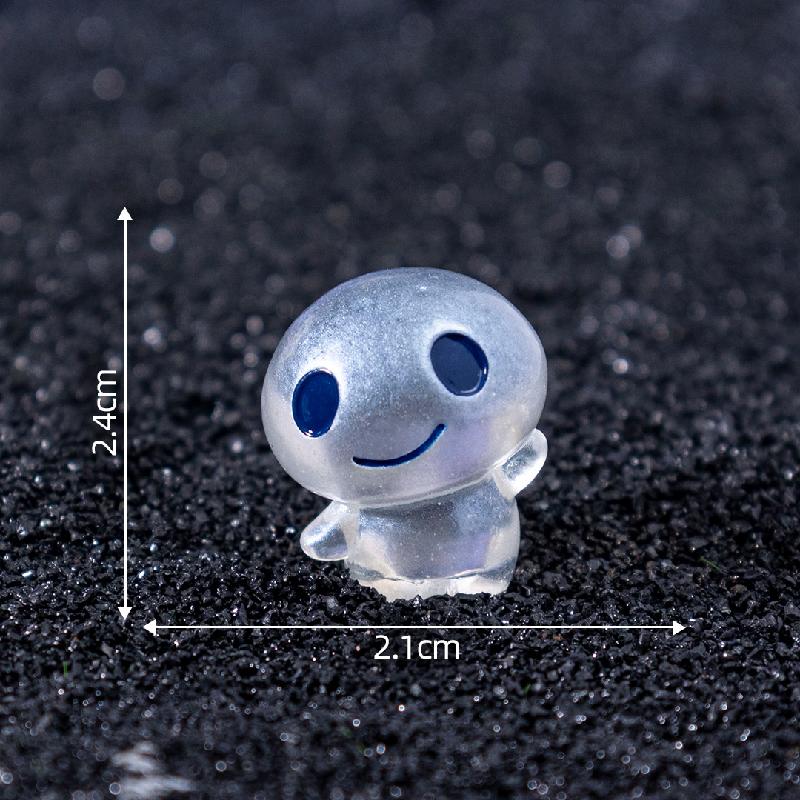 Tiểu cảnh alien mini phát sáng DIY, phụ kiện tiểu cảnh mini resin treo bàn garden cute (ZC-1404)