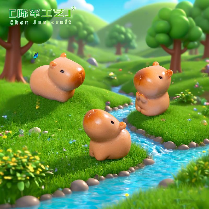 Phụ Kiện Tiểu Cảnh Capybara Mini Trang Trí Tiểu Cảnh (PK-255)