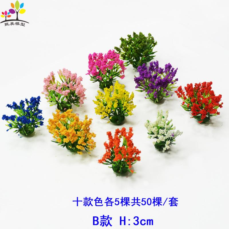 Phụ Kiện Mô Hình Bộ 50 Hoa Cỏ Mô Hình Mini Trang Trí (MH-231)