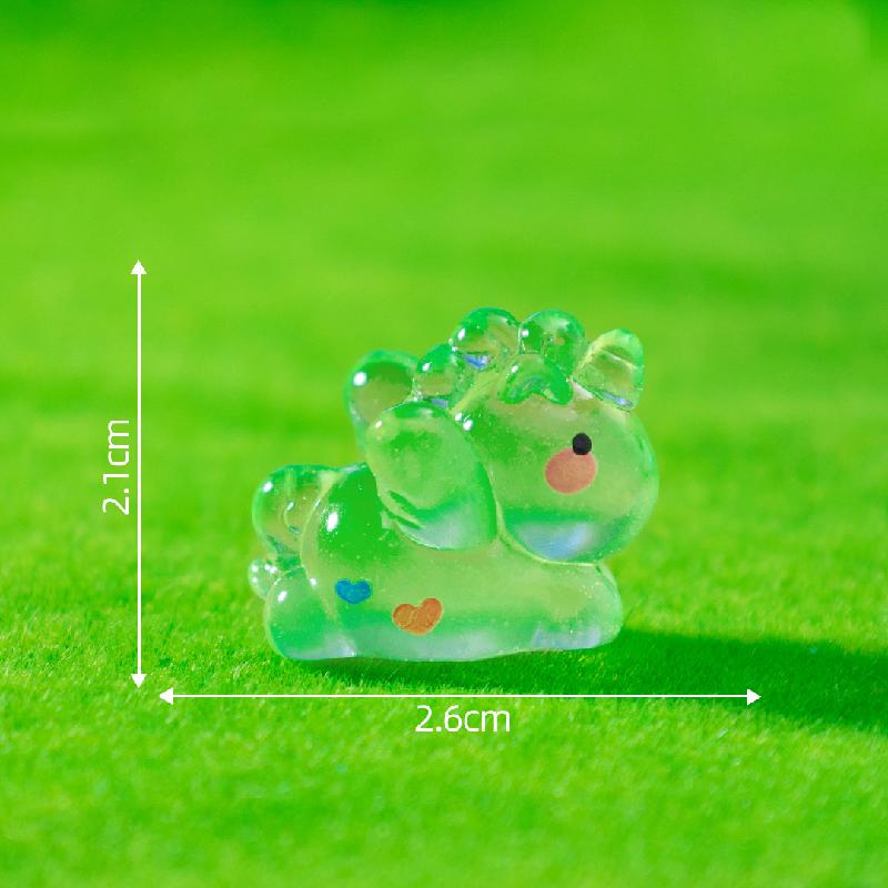 Tiểu cảnh kỳ lân phát sáng DIY, phụ kiện tiểu cảnh mini resin treo bàn garden đáng yêu (ZC-1406)