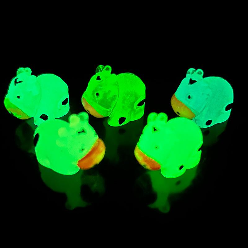 Charm bò sữa phát sáng DIY trang trí điện thoại (FF-482)