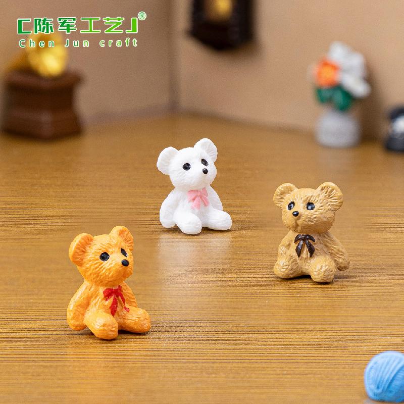 Phụ Kiện Tiểu Cảnh Tiểu cảnh gấu dễ thương, phụ kiện trang trí DIY mini (ZC-397)