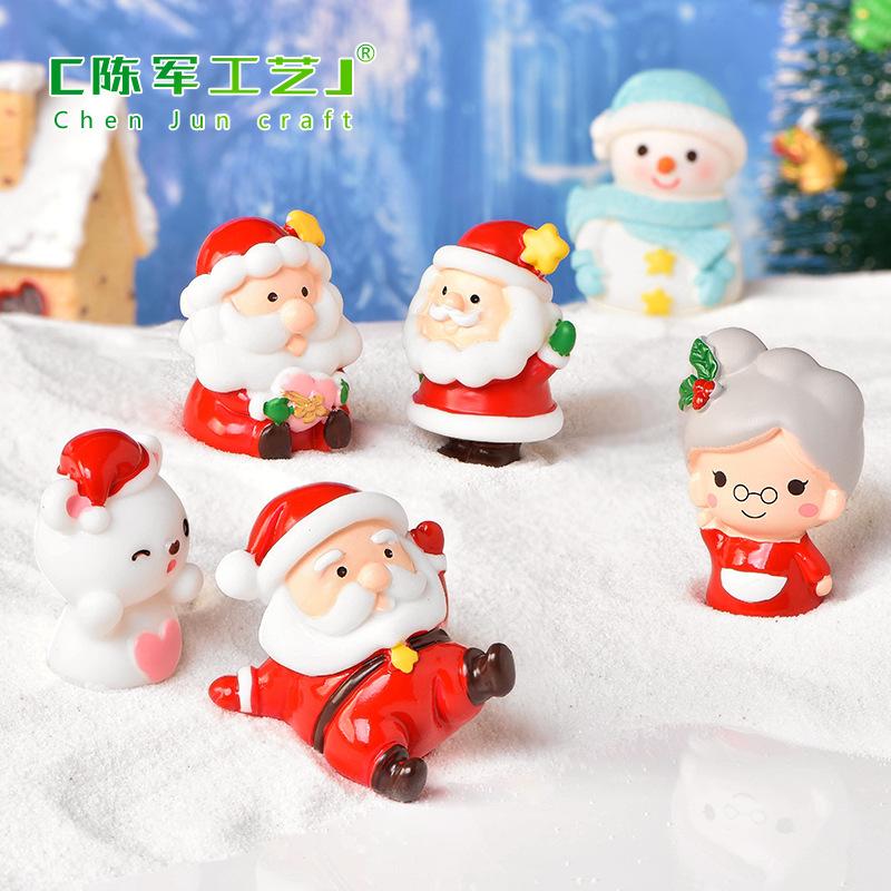 Tiểu cảnh Noel, ông già Noel, người tuyết cho quả cầu (ZC-79)