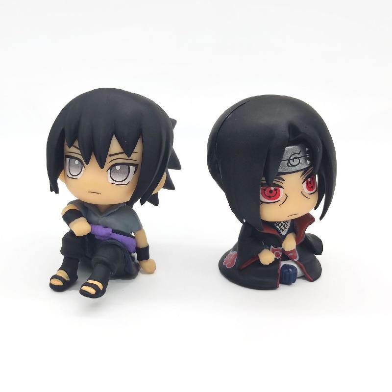 2 bộ đồ chơi tay Fire Naruto, nhân vật hoạt hình, Sasuke Blood Sharingan Mōryō bộ đồ trang trí. ZZ-663