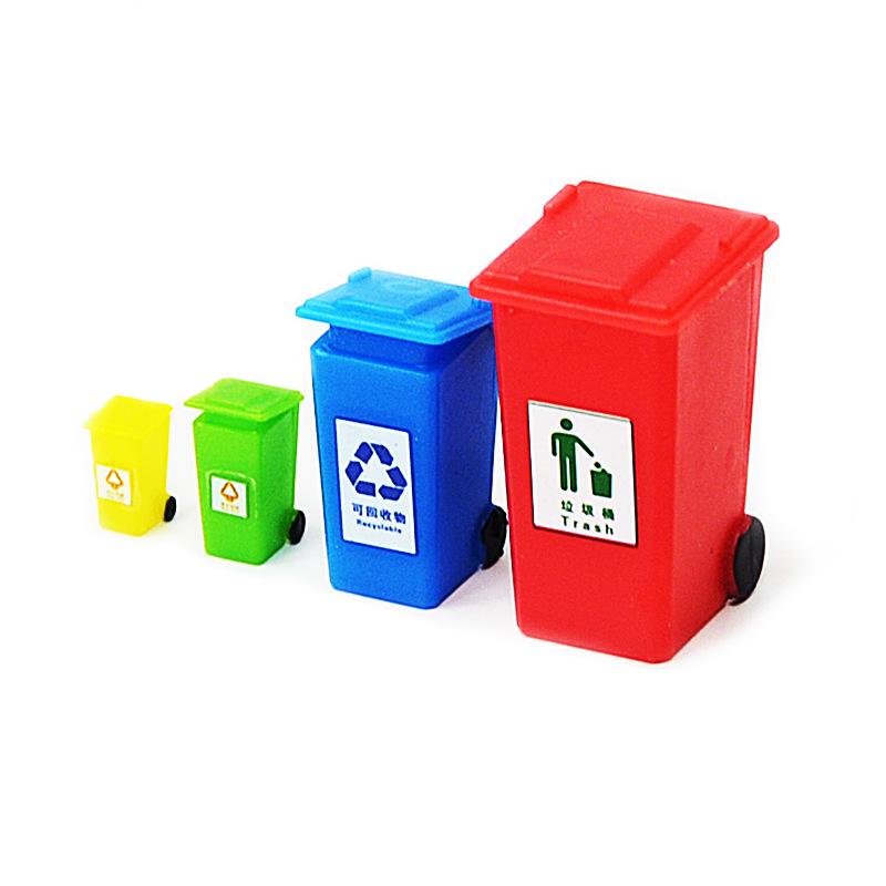 Phụ Kiện Mô Hình Thùng Rác Mini Mô Hình Trang Trí Sa Bàn (MH-181)
