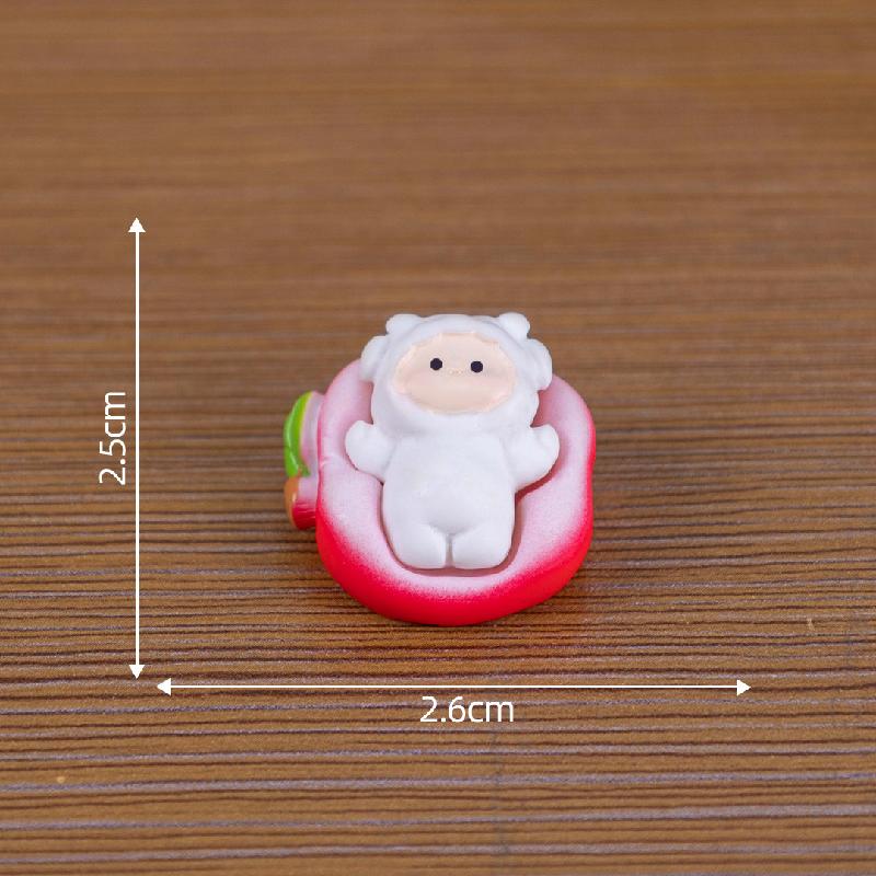 Tiểu cảnh 12 con giáp nằm DIY, phụ kiện tiểu cảnh mini bàn treo đáng yêu (ZC-1001)