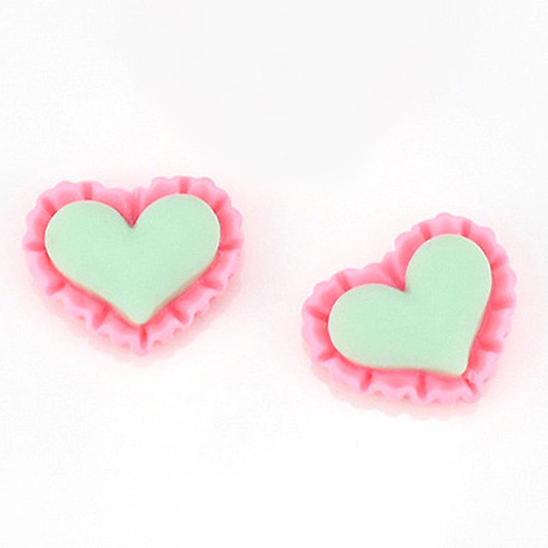Charm viền tim DIY trang trí vỏ điện thoại (FF-307)
