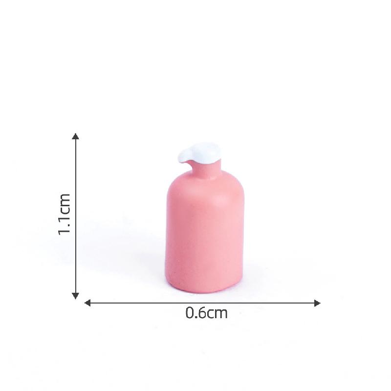 Tiểu cảnh phòng ngủ màu hồng dễ thương, búp bê DIY, phụ kiện bàn mini tiểu cảnh (ZC-170)