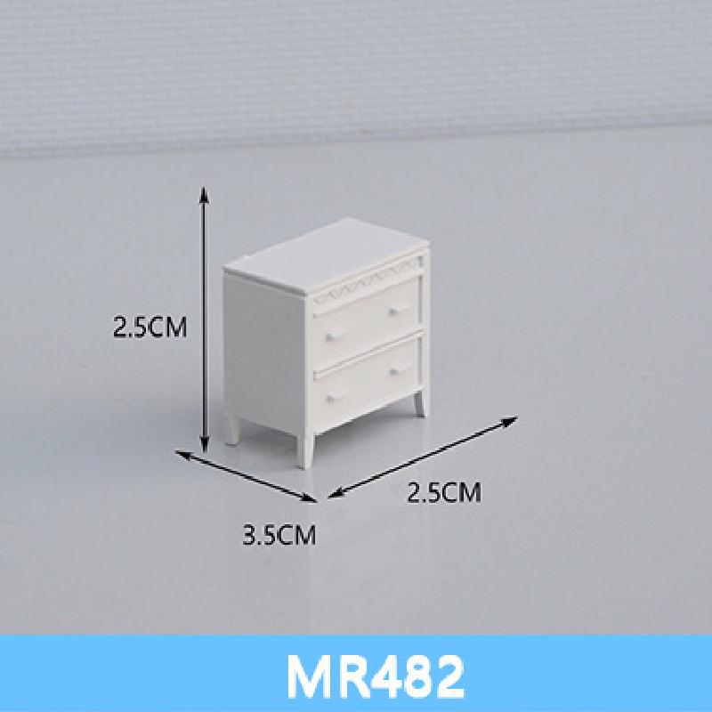 Tủ Quần Áo Mini Mô Hình Nội Thất Tỷ Lệ 1:20 (MH-106)