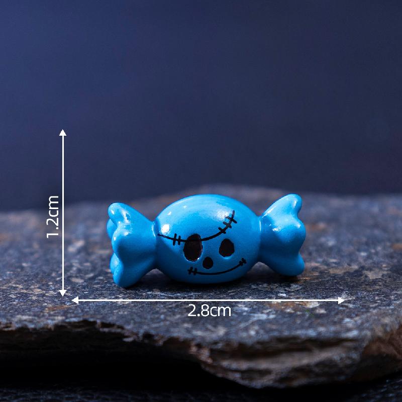 Bí ngô, sọ Halloween, kẹo mini DIY, phụ kiện bàn tiểu cảnh nhỏ sáng tạo (ZC-54)