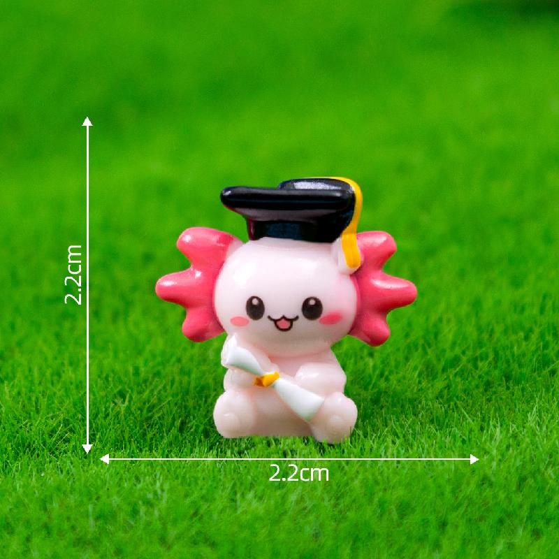 Tiểu cảnh ếch và cú mũ tiến sĩ DIY, phụ kiện tiểu cảnh mini treo bàn garden cute (ZC-1115)