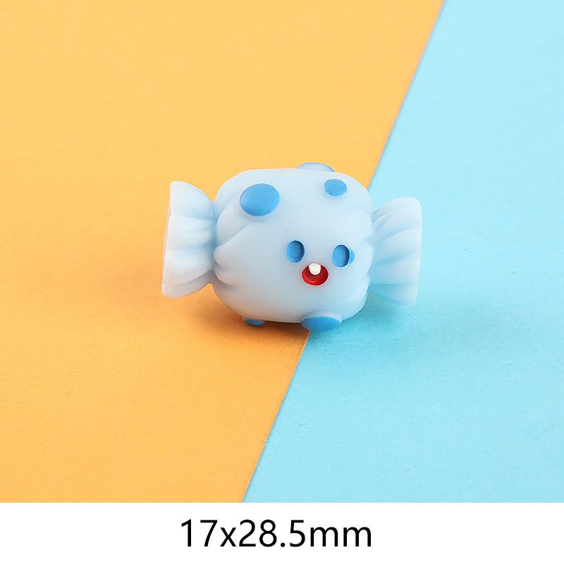 3d立体仿真表情糖果树脂饰品配件 diy奶油胶手机壳发夹材料包批发