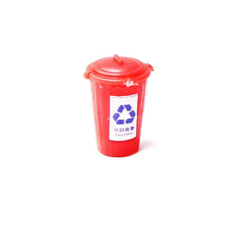 Phụ Kiện Mô Hình Thùng Rác Mini Mô Hình Trang Trí Sa Bàn (MH-143)