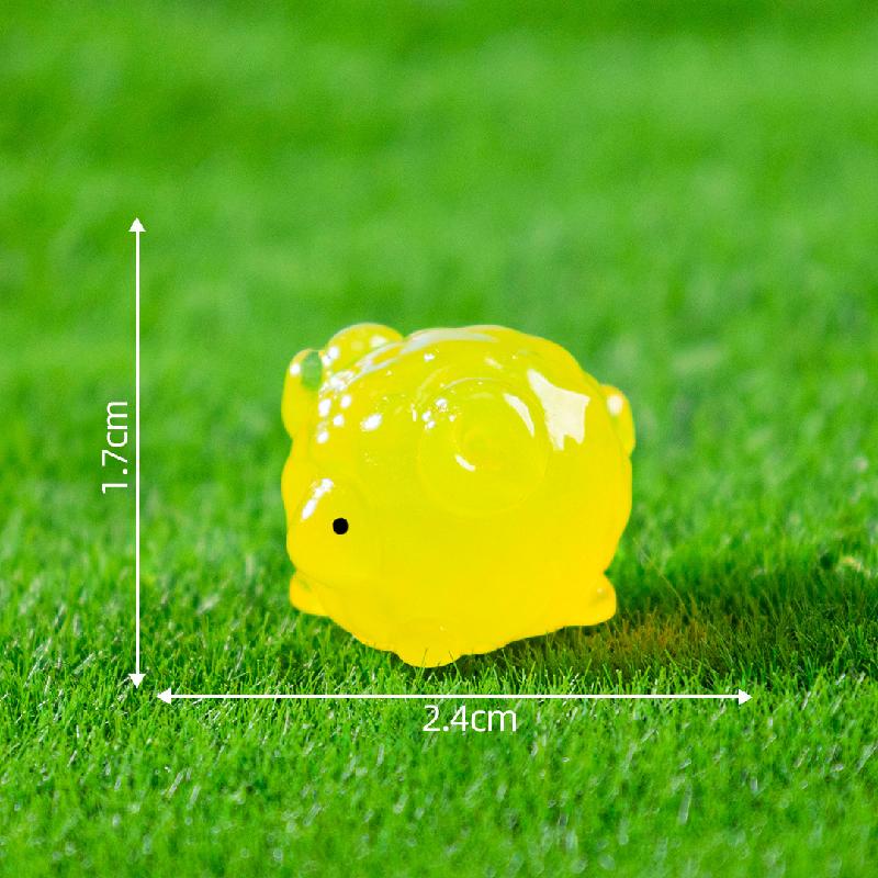 Tiểu cảnh cừu nhỏ phát sáng DIY, phụ kiện tiểu cảnh mini resin treo bàn garden đáng yêu (ZC-1427)