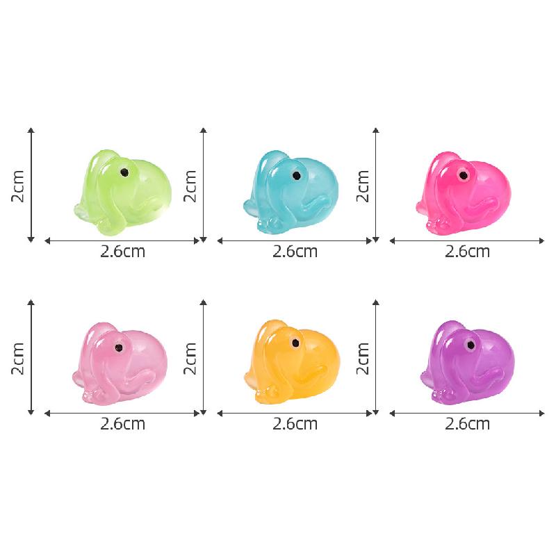 Tiểu cảnh cá biển phát sáng DIY, phụ kiện tiểu cảnh mini resin đáng yêu, cute (ZC-1116)