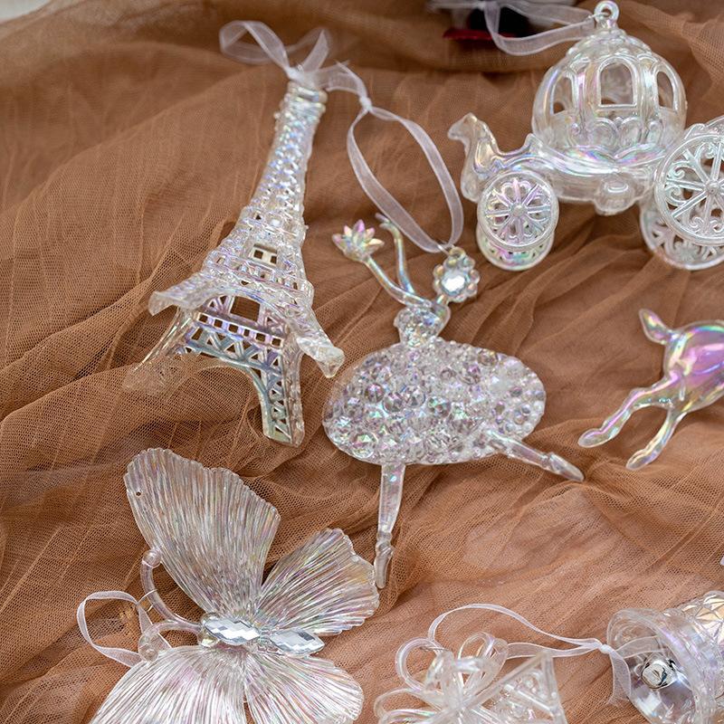 Trang Trí Noel Trang trí Noel: Búp bê tuần lộc, ngựa, cô bé, làm đẹp cây