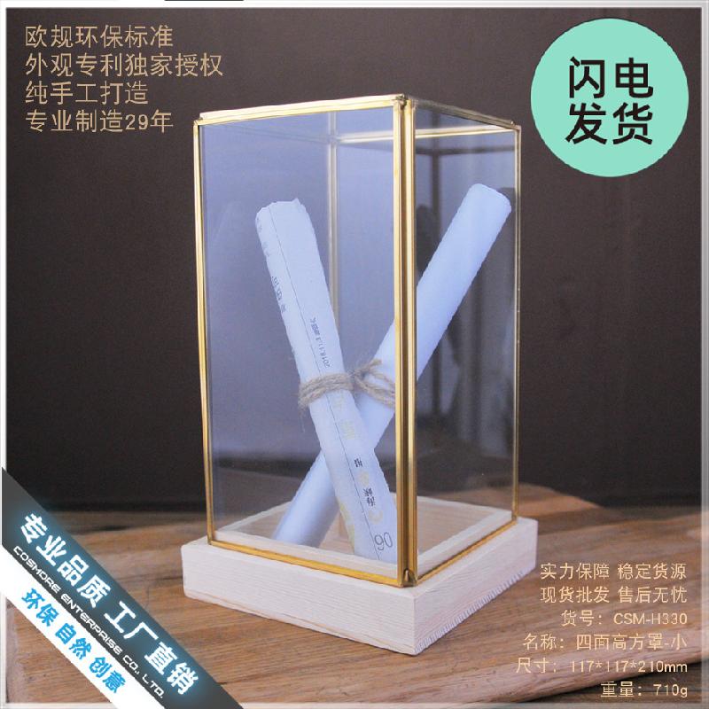 Chậu Đa Giác Chụp kính decor văn phòng, bàn làm việc (DG-133)