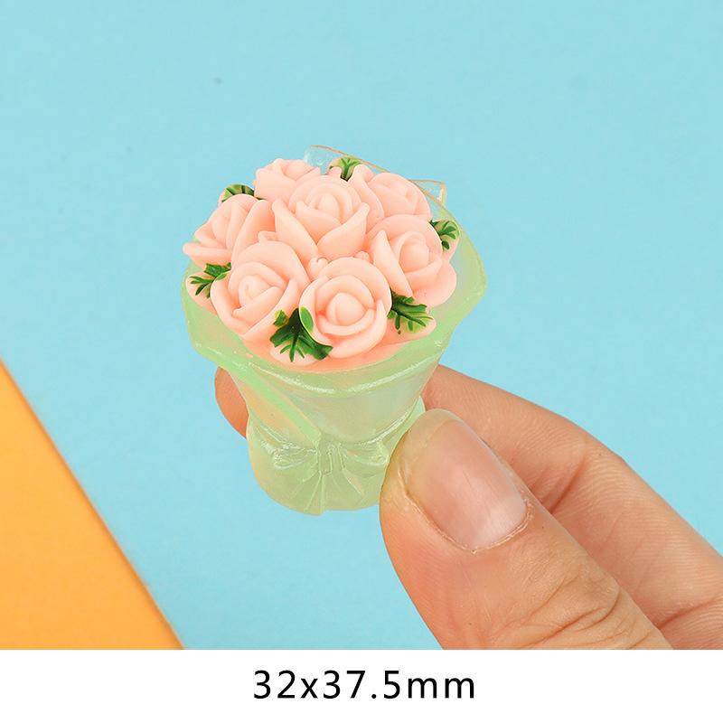 Charm hoa hồng phát sáng DIY trang trí tiểu cảnh (FF-373)