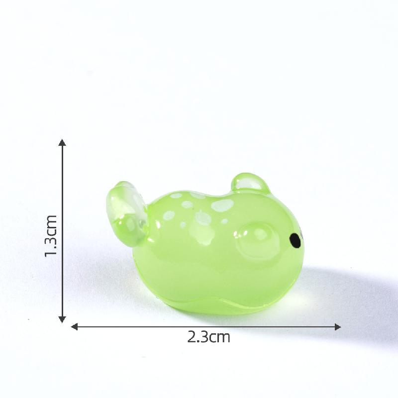 Tiểu cảnh sên biển cầu vồng phát sáng DIY, phụ kiện tiểu cảnh mini resin garden đáng yêu cute (ZC-1441)