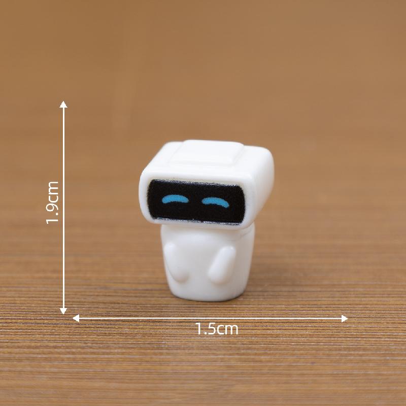 Tiểu cảnh robot mini DIY, phụ kiện tiểu cảnh mini resin treo bàn micro đáng yêu cute (ZC-1398)