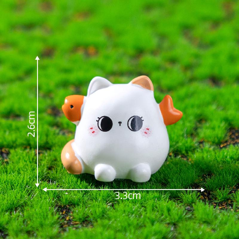 Tiểu cảnh mèo 12 chòm sao DIY, phụ kiện tiểu cảnh mini garden cute, resin (ZC-1113)