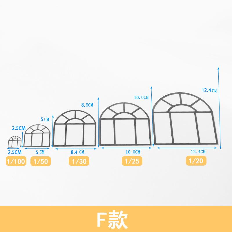 Cửa Sổ Cửa Ra Vào Mini Mô Hình Trong Suốt (MH-107)