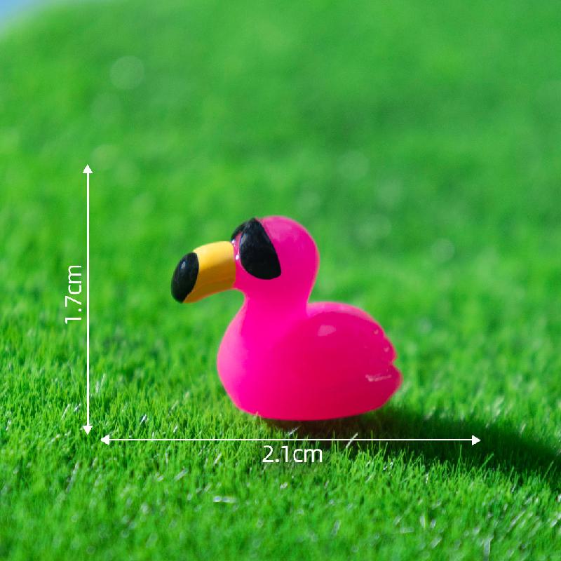 Tiểu cảnh hồng hạc DIY, phụ kiện tiểu cảnh mini garden resin đáng yêu micro landscape (ZC-1345)