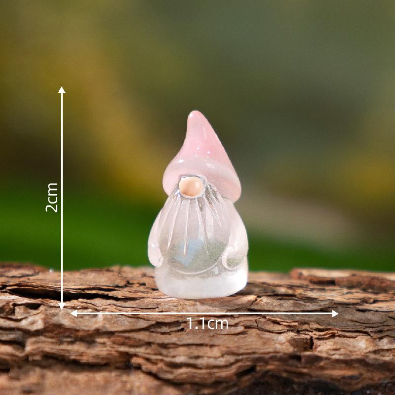 Tiểu cảnh ông già Easter phát sáng DIY, phụ kiện bàn tiểu cảnh mini (ZC-748)