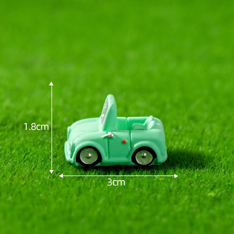 Tiểu cảnh ô tô, biển báo giao thông Q-version, DIY, phụ kiện bàn tiểu cảnh mini thu nhỏ (ZC-264)