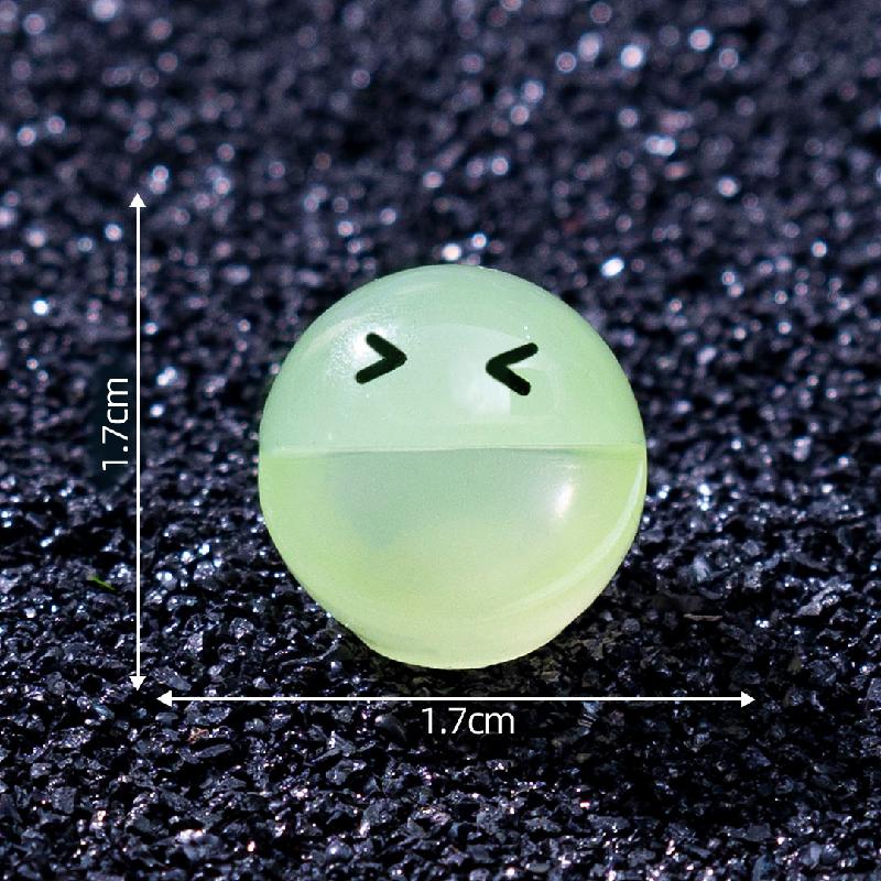 Tiểu cảnh người hạt đậu phát sáng DIY, phụ kiện tiểu cảnh mini resin treo bàn garden đáng yêu cute (ZC-1448)