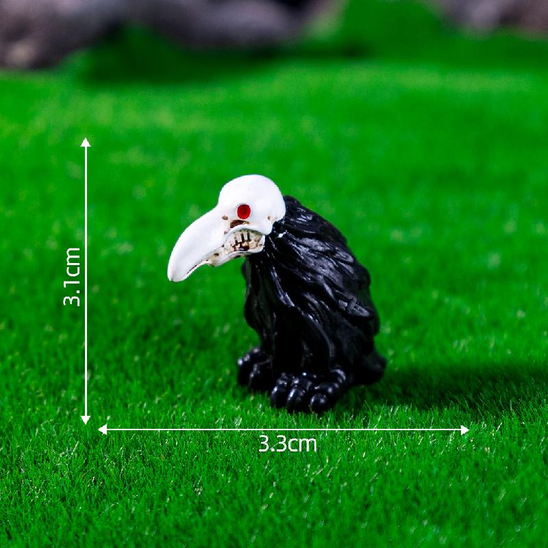 Tiểu cảnh Halloween: xác ướp, sọ mini DIY, phụ kiện treo bàn tiểu cảnh sáng tạo (ZC-245)