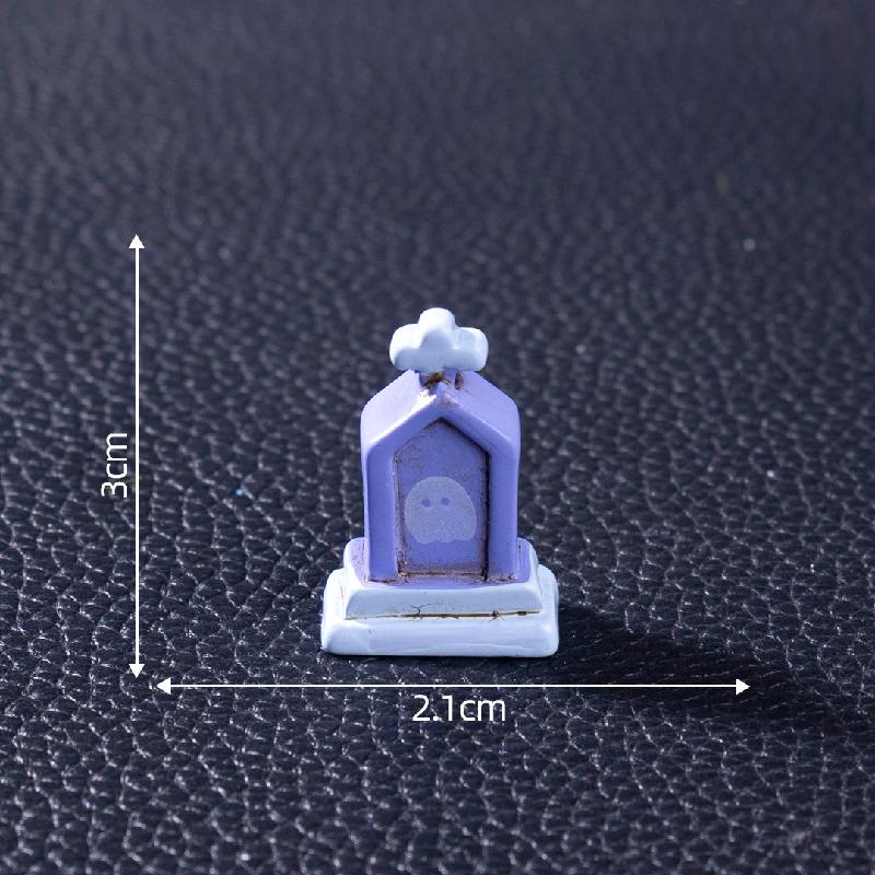 Tiểu cảnh Halloween: sọ, lễ hội DIY, phụ kiện bàn tiểu cảnh mini đáng yêu (ZC-271)