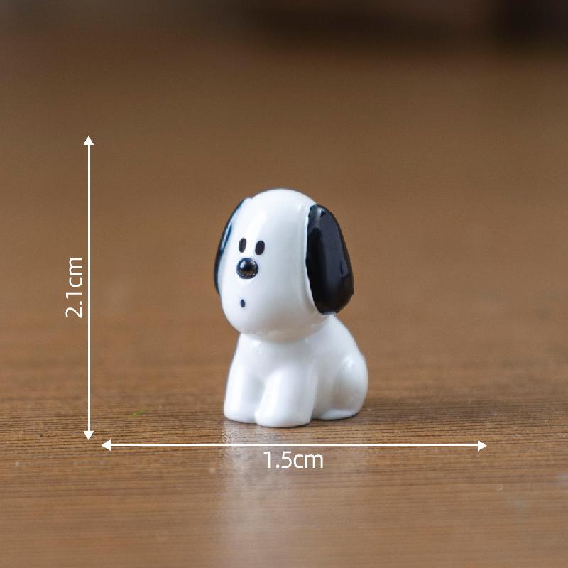 Tiểu cảnh cún con dễ thương, búp bê DIY, phụ kiện xe hơi bàn tiểu cảnh mini (ZC-501)