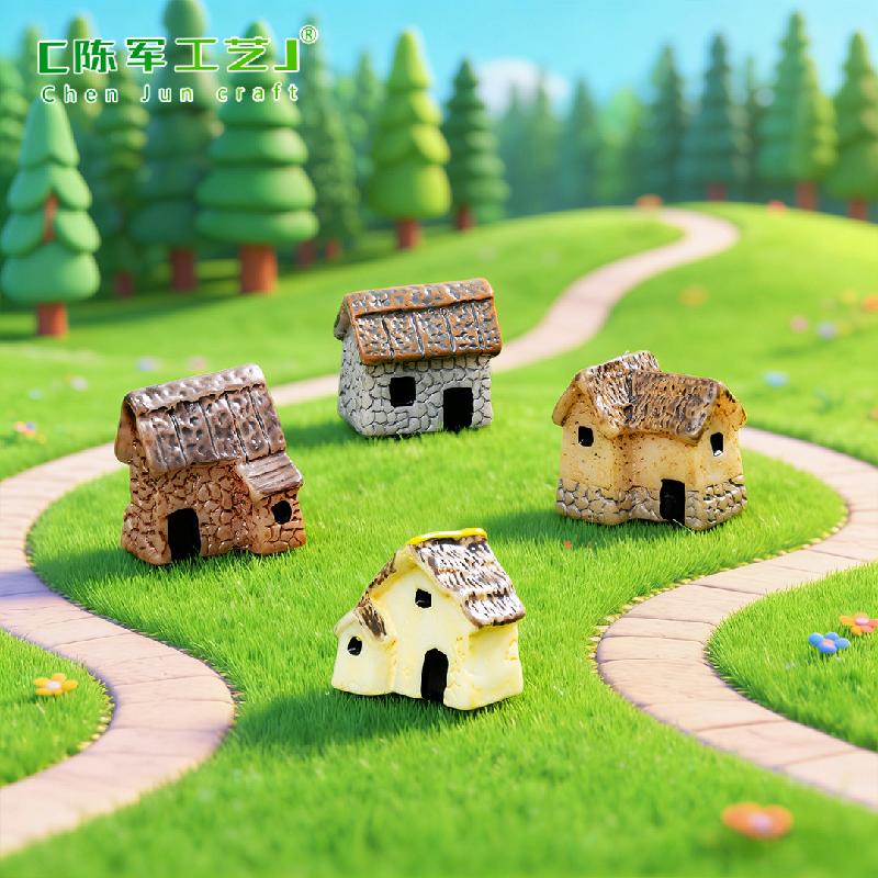 Phụ Kiện Tiểu Cảnh Tiểu cảnh nhà nhỏ, chậu cây mini, trang trí cây cảnh DIY (ZC-104)