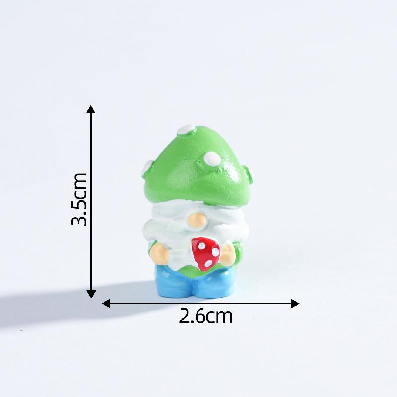 Tiểu cảnh nấm & lùn DIY, phụ kiện tiểu cảnh mini resin treo bàn garden đáng yêu cute micro (ZC-1446)