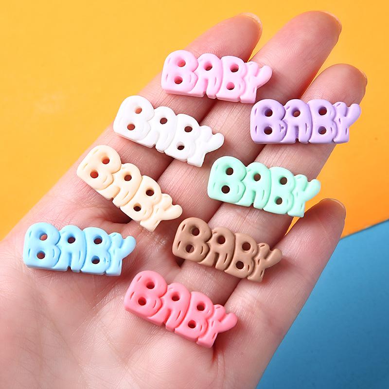 Charm chữ BABY DIY trang trí vỏ điện thoại (FF-486)