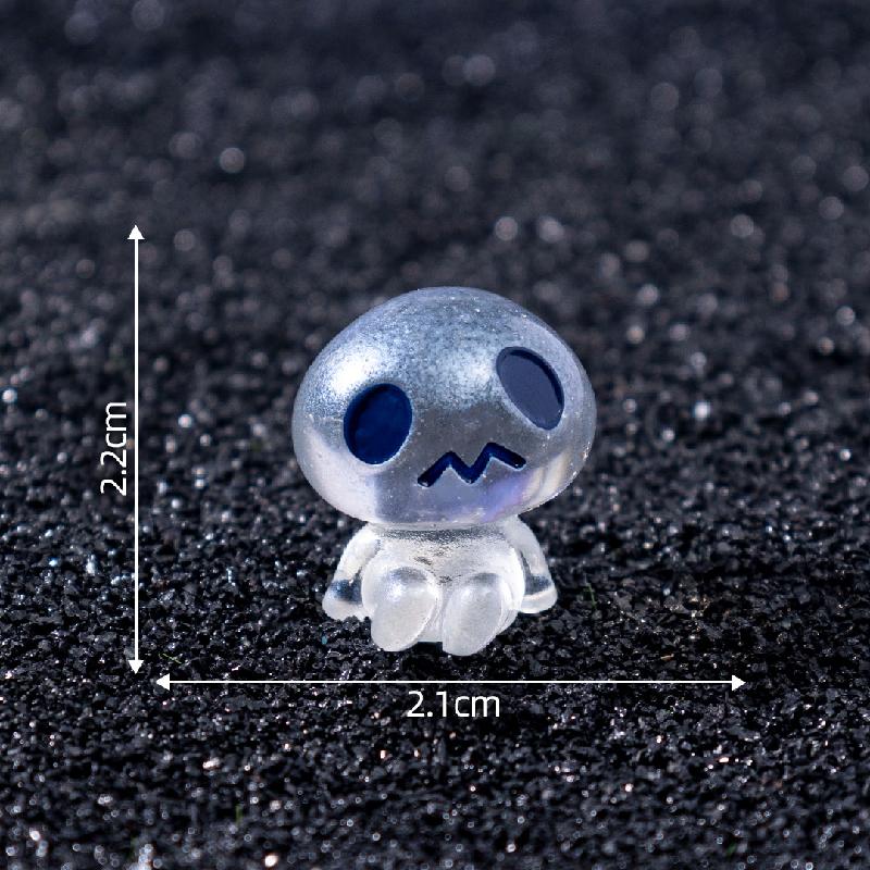 Tiểu cảnh alien mini phát sáng DIY, phụ kiện tiểu cảnh mini resin treo bàn garden cute (ZC-1404)
