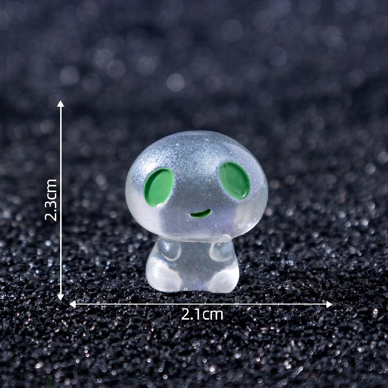Tiểu cảnh alien mini phát sáng DIY, phụ kiện tiểu cảnh mini resin treo bàn garden cute (ZC-1404)