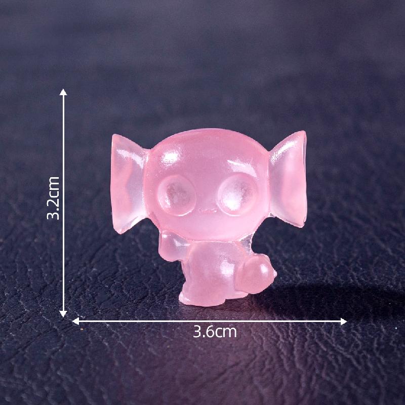 Tiểu cảnh Halloween elf phát sáng DIY, phụ kiện tiểu cảnh mini treo bàn resin garden cute (ZC-1440)