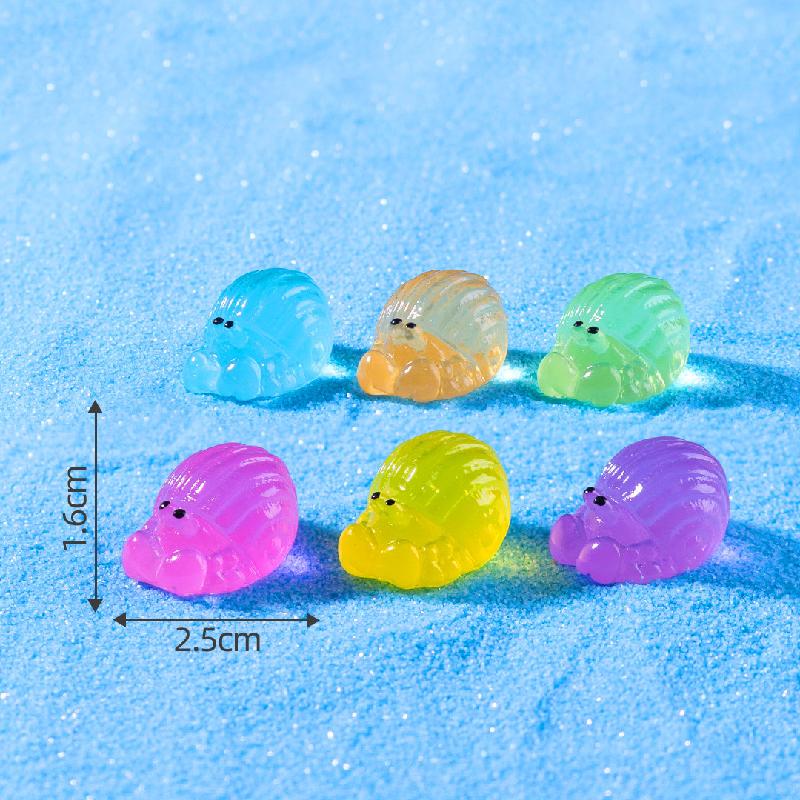 Tiểu cảnh hải cẩu, cua, cá ngựa phát sáng DIY, phụ kiện tiểu cảnh mini resin garden cute (ZC-1416)