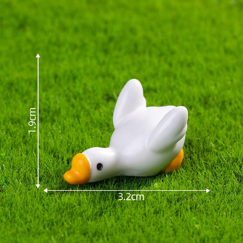 Ngỗng mũm mĩm – Mô hình ngỗng nhỏ đáng yêu, trang trí xe hơi, bàn làm việc (M-1367)