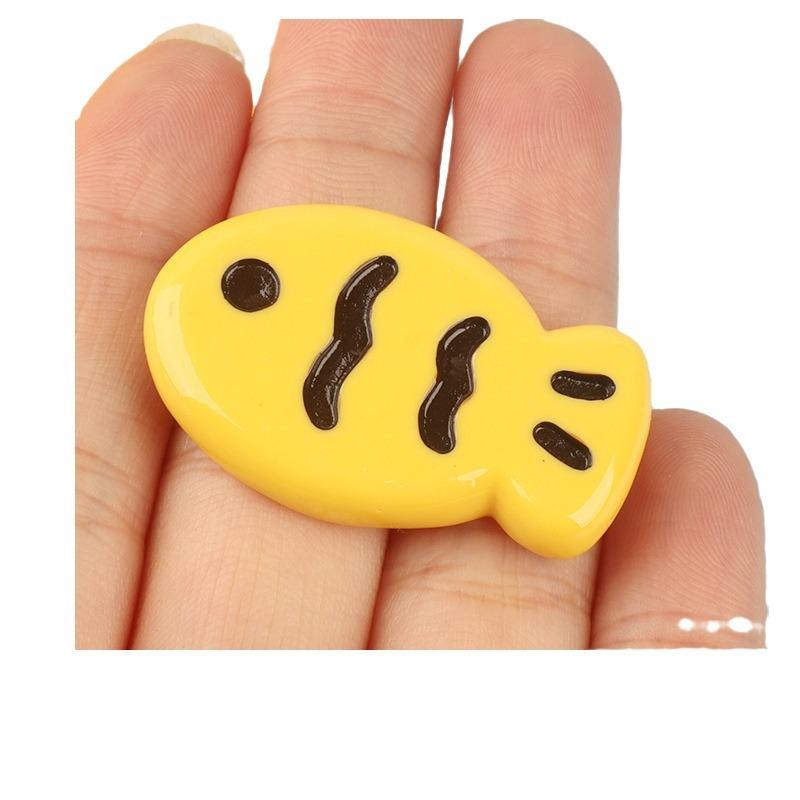 小鱼 海洋小鱼奶油胶手机壳树脂动物配件diy儿童发饰头饰发夹配件