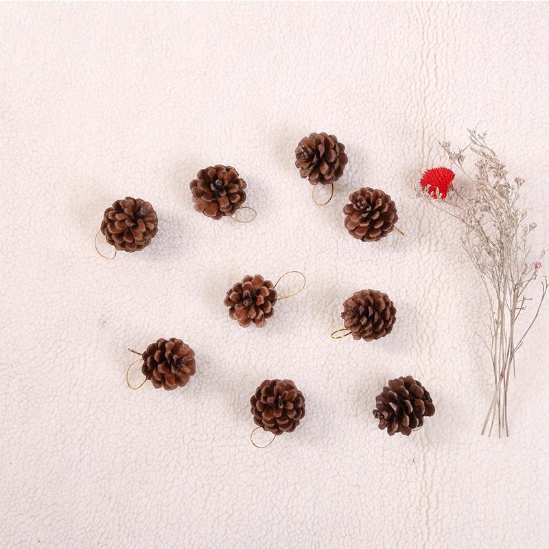 Trang Trí Noel Đồ trang trí Giáng Sinh - phụ kiện làm từ quả thông và tuyết, lý tưởng cho DIY và trang trí cây thông. Mang đến không khí lễ hội ấm cúng.