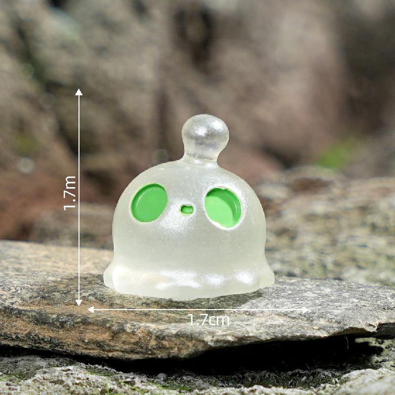 Tiểu cảnh alien mini phát sáng DIY, phụ kiện tiểu cảnh mini bàn cute resin đáng yêu (ZC-1143)