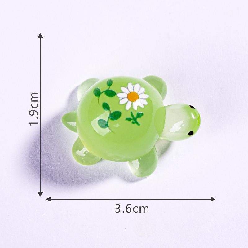 Tiểu cảnh rùa và hải thỏ phát sáng DIY, phụ kiện tiểu cảnh mini biển san hô cute (ZC-899)
