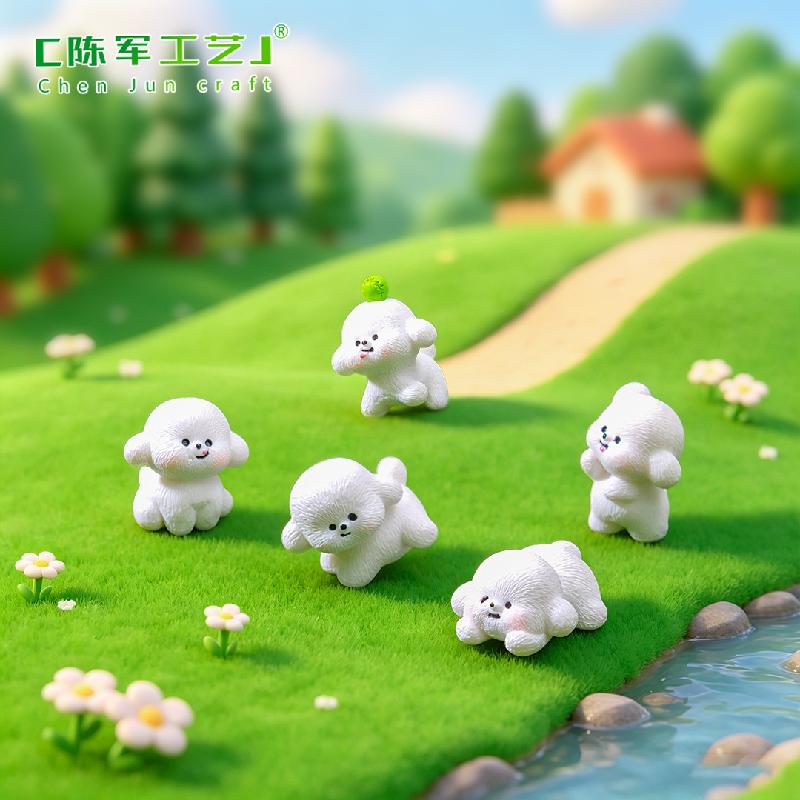 Phụ Kiện Tiểu Cảnh Chó Dễ Thương Hoạt Hình Mini (PK-666)