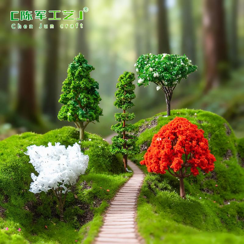 Phụ Kiện Tiểu Cảnh Tiểu cảnh hoa anh đào, nhà mini, phụ kiện trang trí cây (ZC-136)
